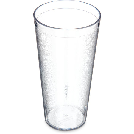 Carlisle 522407 24 oz Clear SAN Stackable Plastic Tumbler