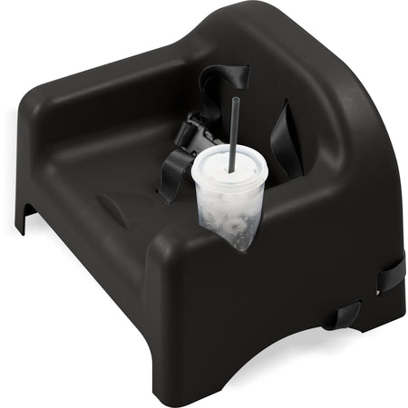 Carlisle 911403 Black Polypropylene Stackable Booster Seats