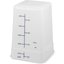 Carlisle 11966PE02 22 Qt White Square Polyethylene Food Storage Container