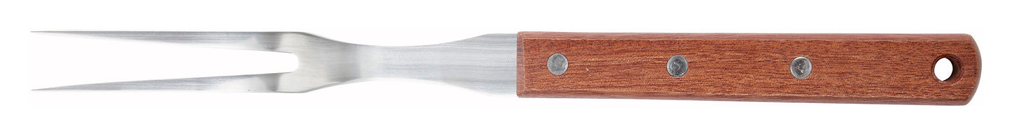 Winco KPF-612 6-1/2" Pot Fork, Wooden Handle