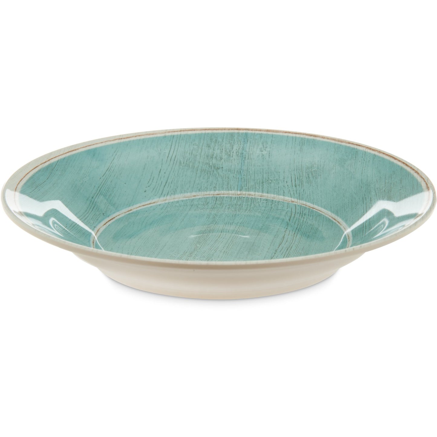 Carlisle 6400315 28.5 oz Aqua Grove Melamine Soup Bowl