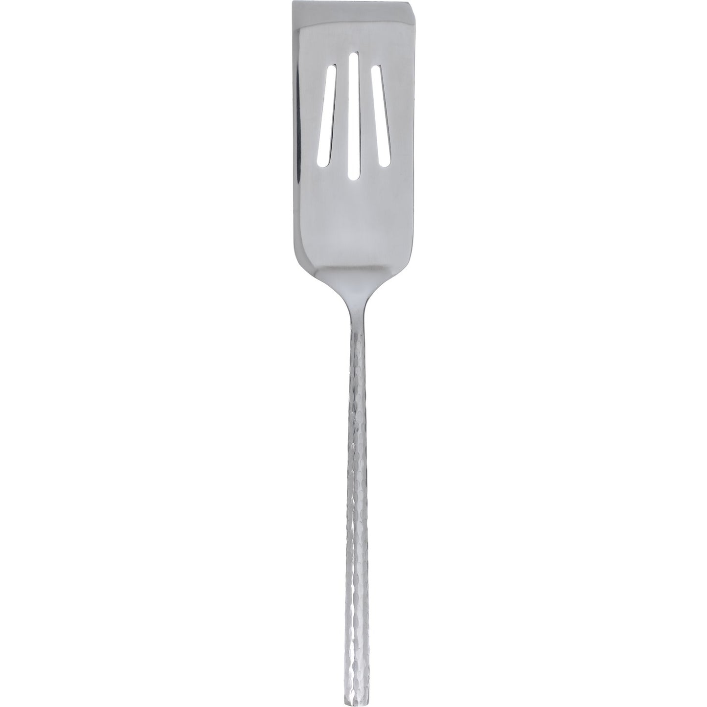 Carlisle 60204 12" Terra Pie Server - Hammered Mirror Finish - 400 Series Stainless