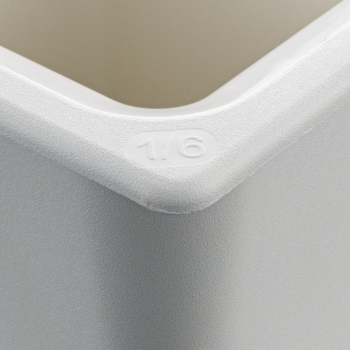 Carlisle CM110402 1/6 Size White Coldmaster Deep Food Pan