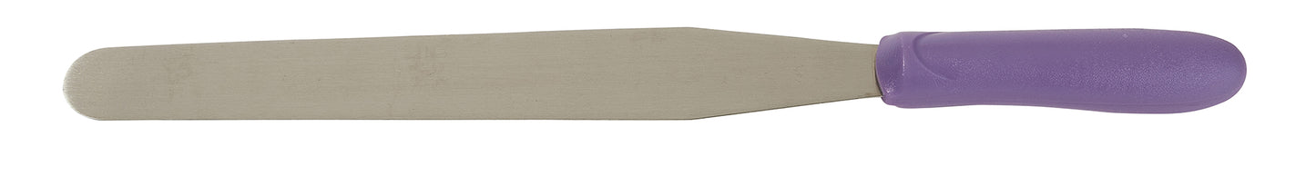 Winco TWPS-9P Purple Bakery Spatula, 10" x 1-3/8" Blade Allergen Free