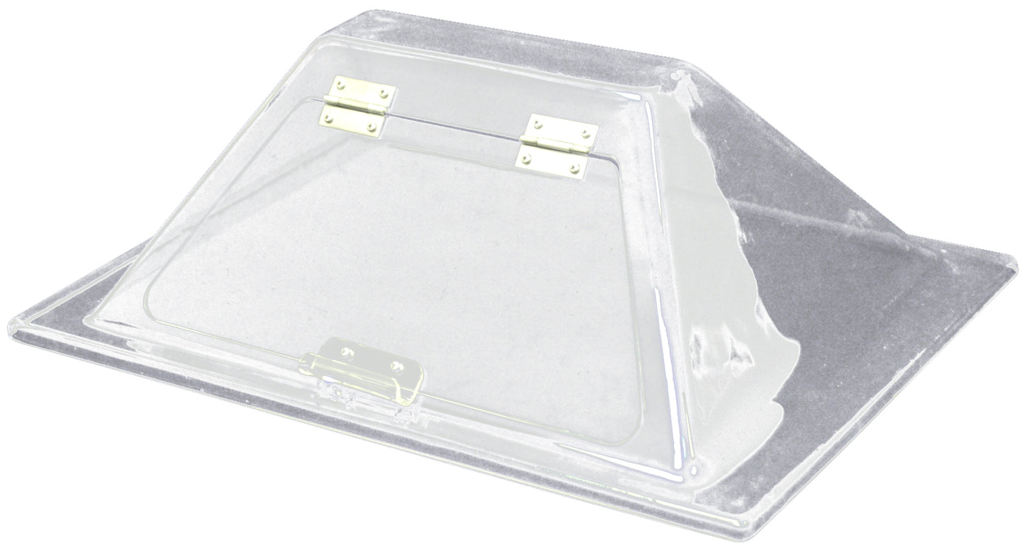 Winco 64020 Benchmark Plexiglass Sneeze Guard for 20 Dog Roller Grill