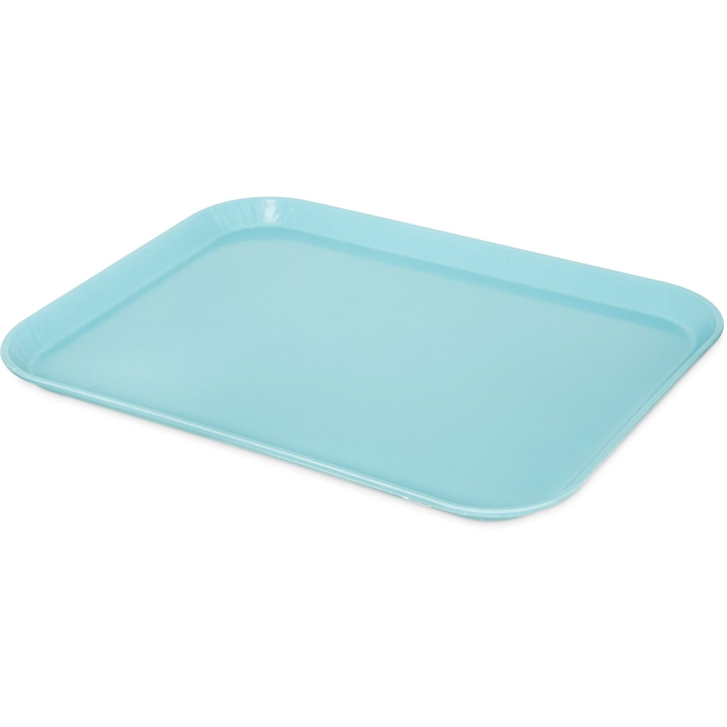 Carlisle 1814FG013 18" x 14" Ice Blue Glasteel Fiberglass Tray