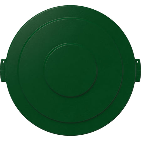 Sparta 84102109 20 Gallon Green Round Polyethylene Bronco Waste Bin Trash Container Lid