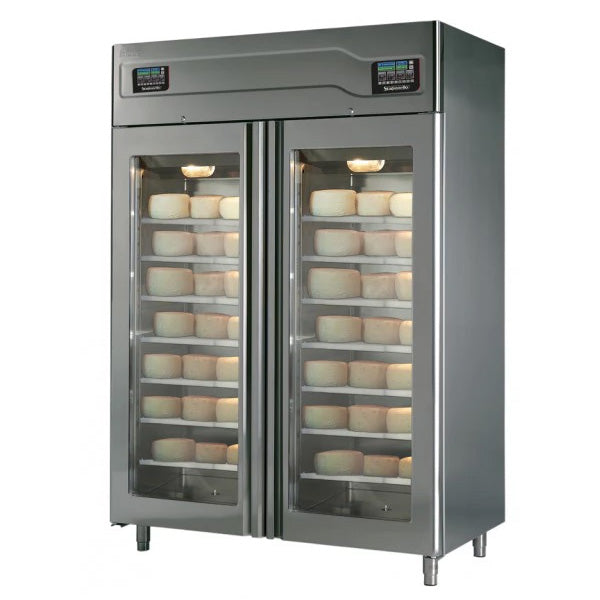 Omcan 45520 100+100kg Affinacheese® Twin with ClimaTouch® and Fumotic®