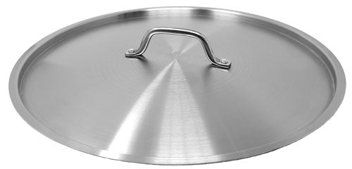 Omcan 80460 Replacement Cover for 60 Qt Stainless Steel Stock Pots with Cover and 25 Qt Stainless Steel Brazier with Cover