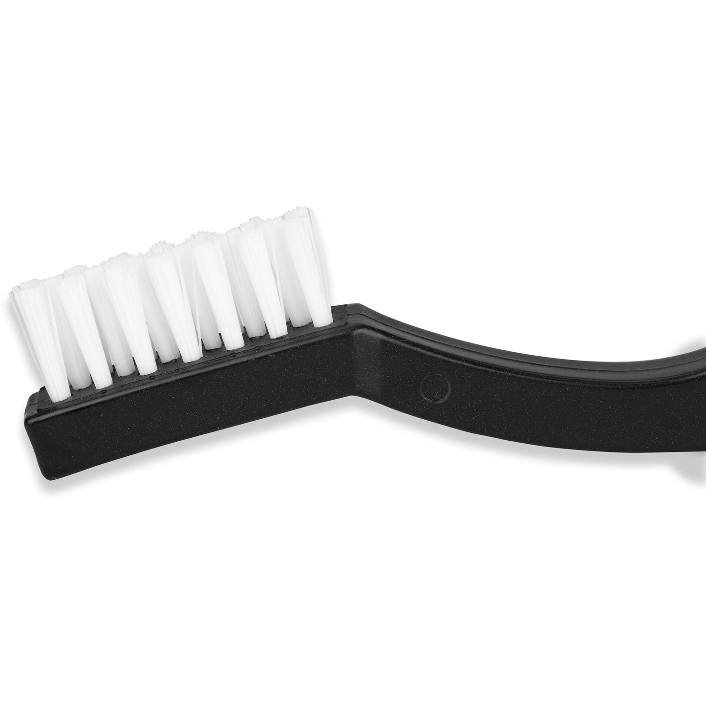 Carlisle 4067400 7" Black Flo-Pac Utility Toothbrush Style Maintenance Brush with Nylon Bristles