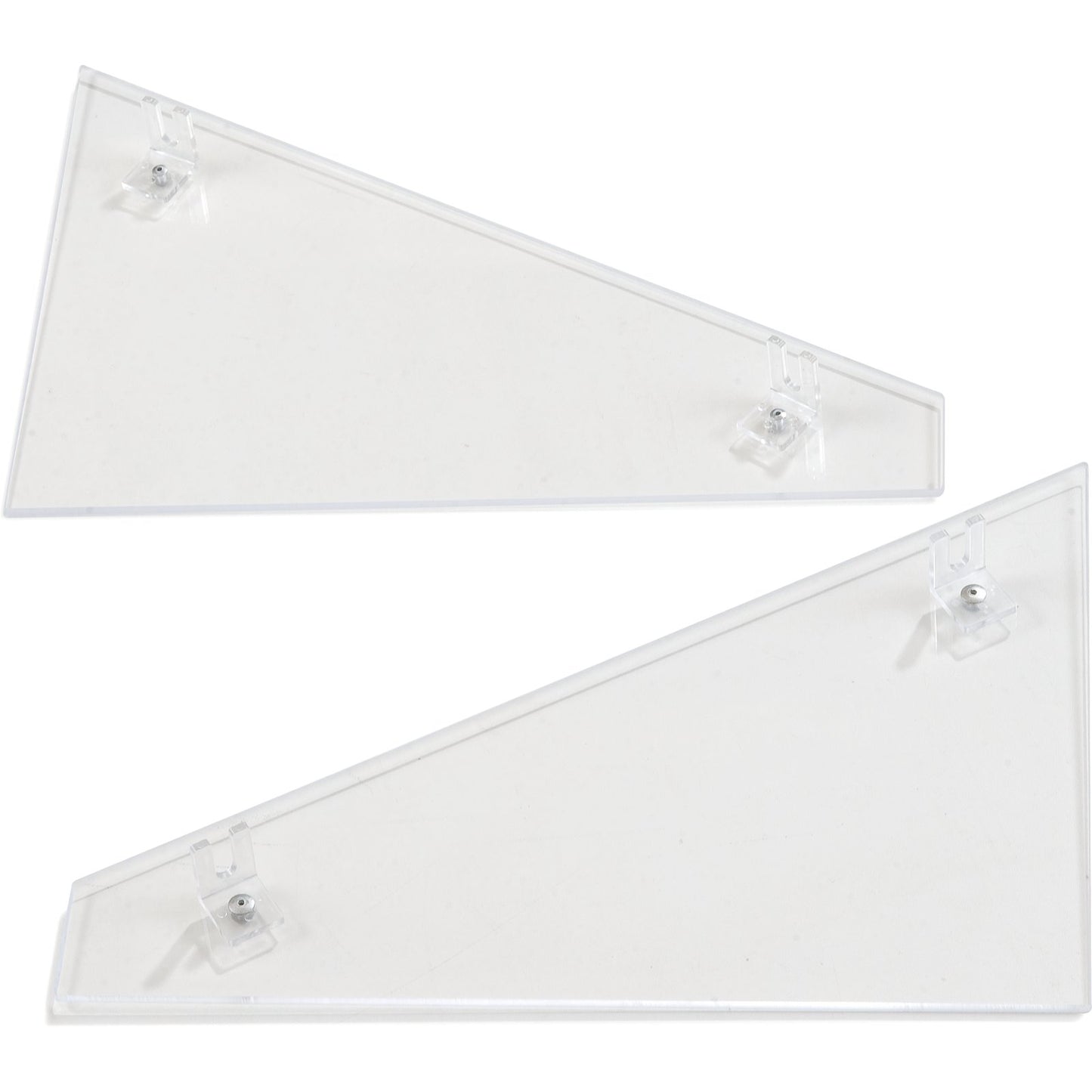 Carlisle 905107 Clear Single Single End Panel for Sneeze Guard