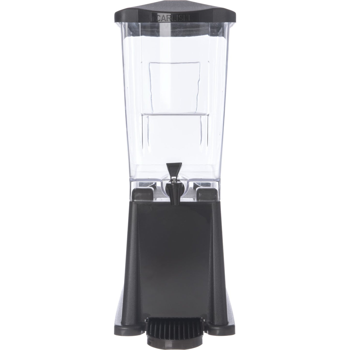 Carlisle 1085203 3.5 Gallon Black TrimLine Economy Beverage Dispenser