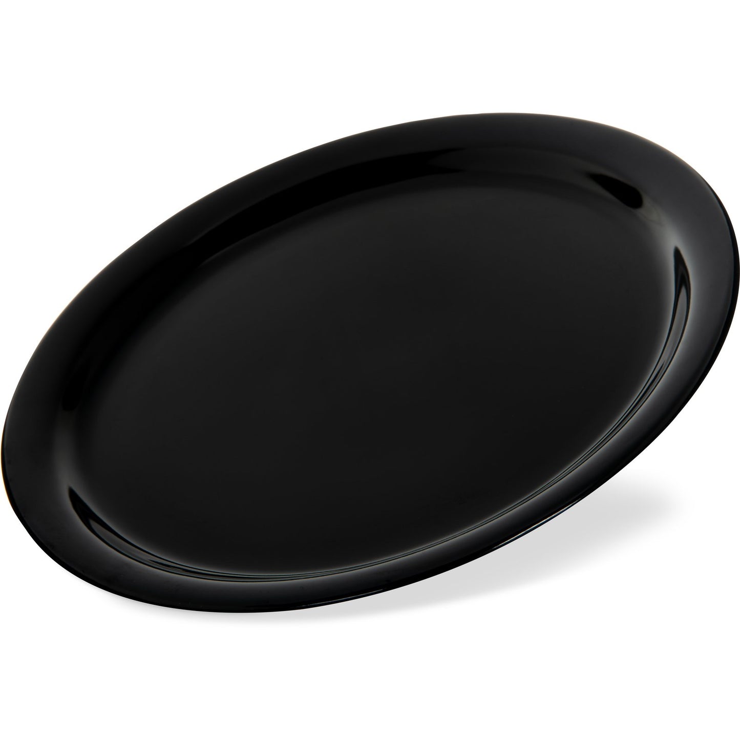 Carlisle KL20003 9" Black Kingline Melamine Dinner Plate