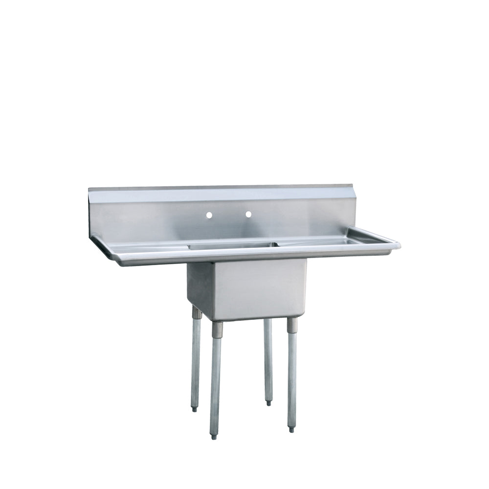 Atosa MRSA-1-D 18" One Compartment Sink with Left and Right Drain Boards