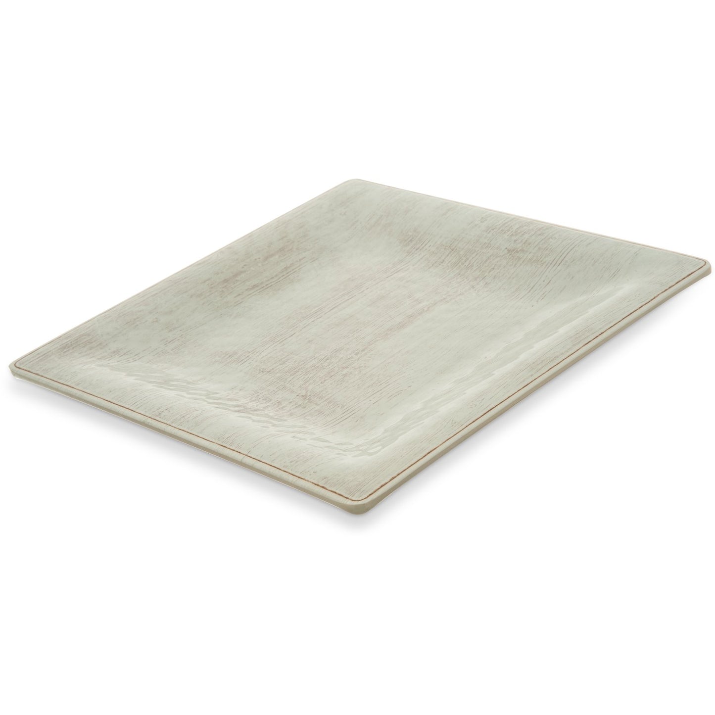 Carlisle 6402206 10.5" Buff Grove Melamine Square Plate