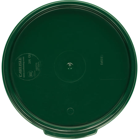 Carlisle 1077108 2 - 4 Qt Forest Green Polypropylene StorPlus Color-Coded Food Storage Container Lid