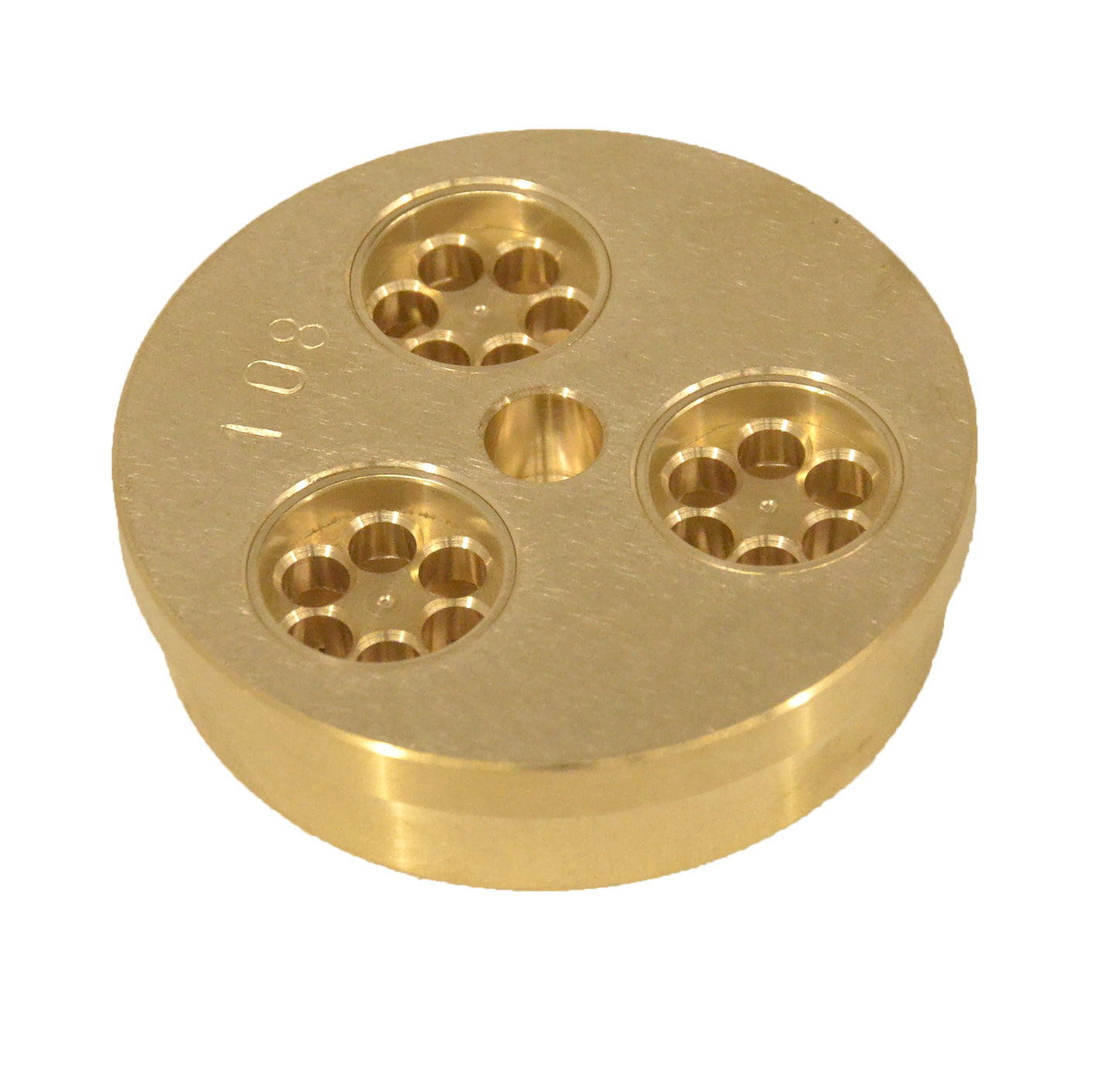 Omcan 19756 15mm Pasta Die #108 Rigatoni