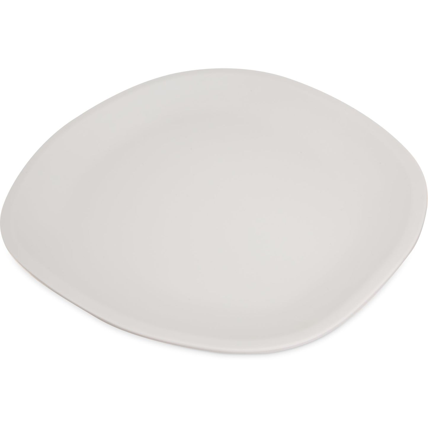 Carlisle 5310223 13" Cement Oblong Ridge Melamine Platter
