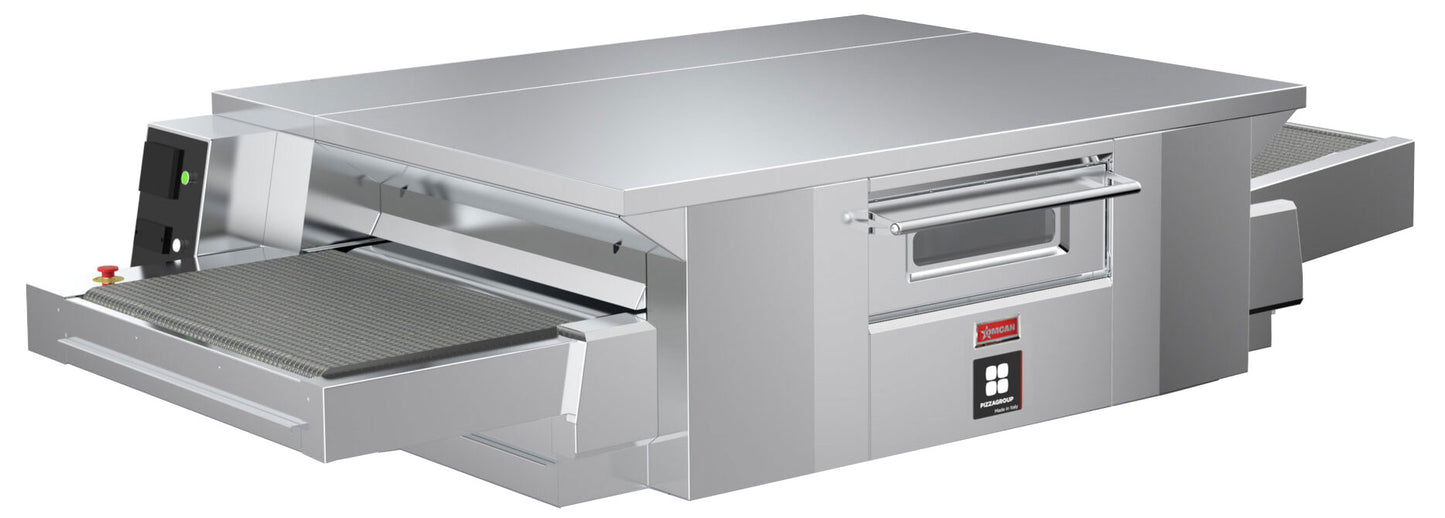 Omcan 47982 Pizzagroup Dragon High Productivity Static Conveyor Pizza Oven with 32" Wide Belt - 208 V, 3 Ph, 31 kW