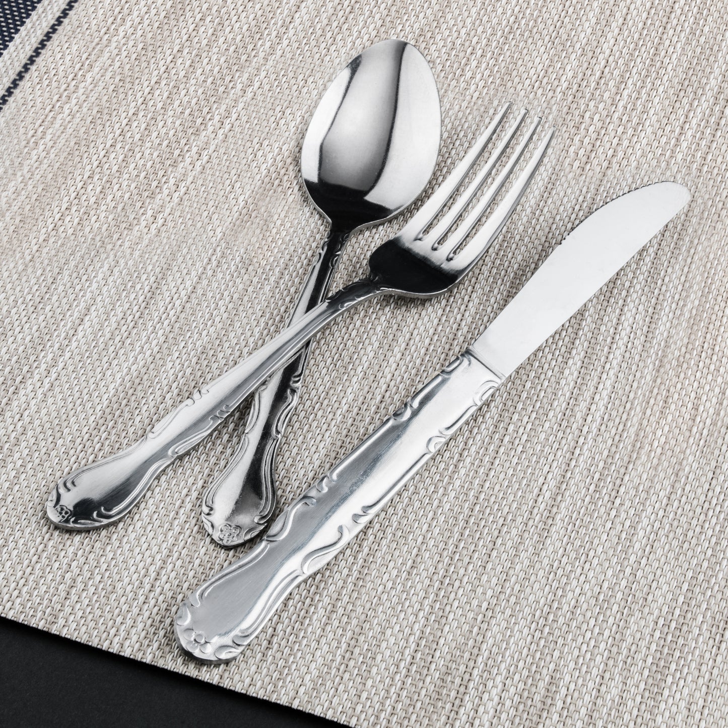 Winco 0004-05 Elegance Dinner Fork, 18/0 Heavyweight