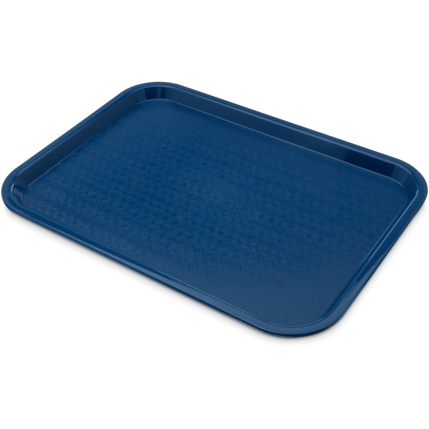 Carlisle CT1216-8114 12" x 16" Blue Cafe Fast Food Cafeteria Tray (6/pk)