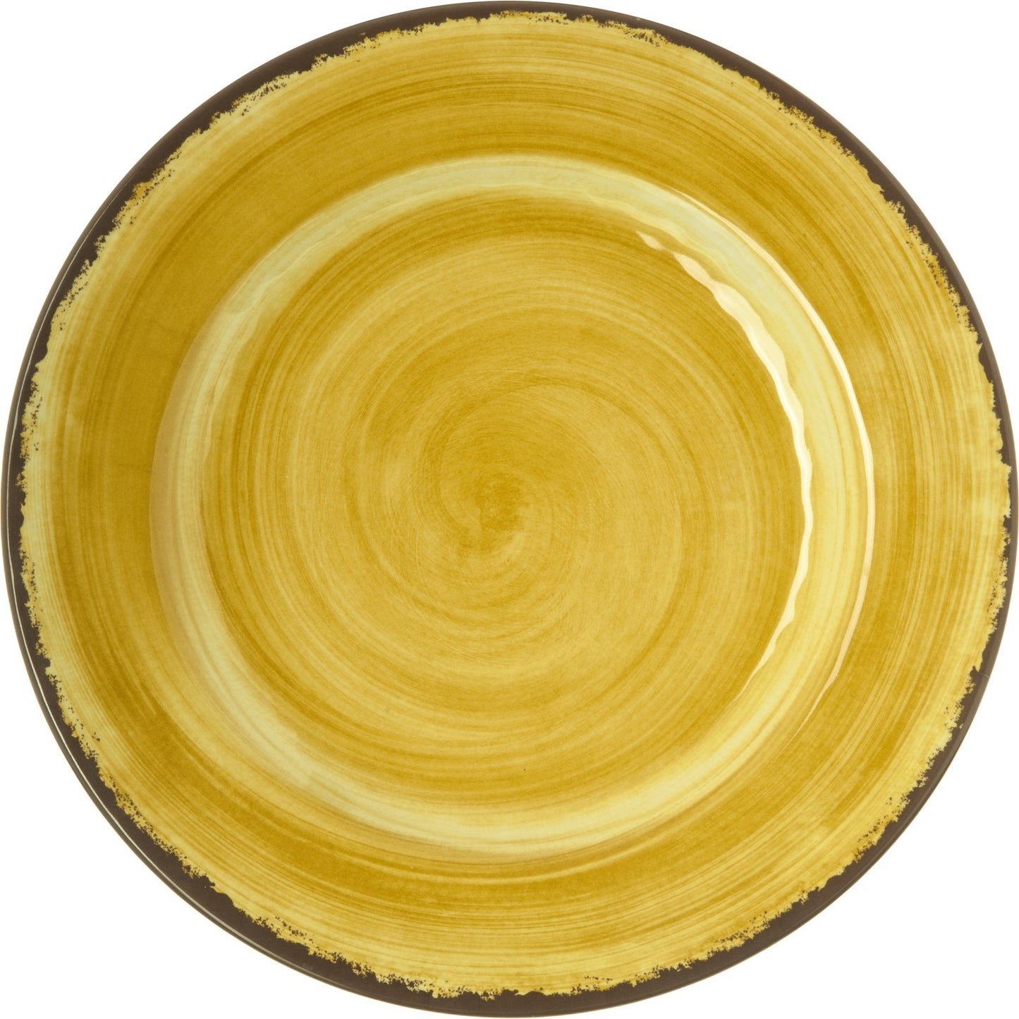 Carlisle 5400113 11" Amber Mingle Melamine Dinner Plate