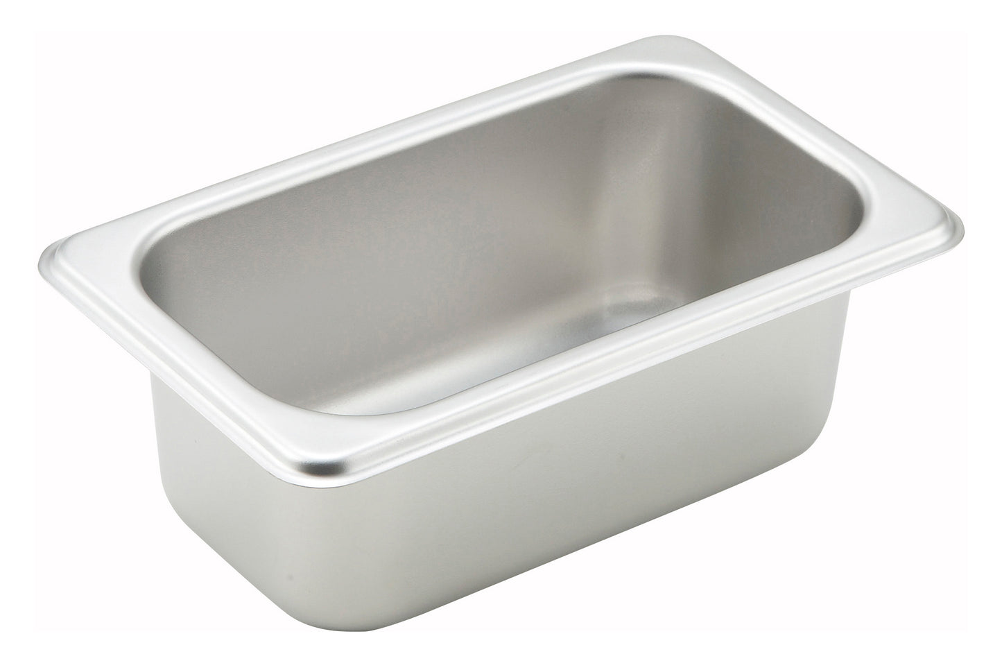 Winco SPN2 1/9 Size Stainless Steel Straight-sided Steam Pan, 2-1/2" Deep