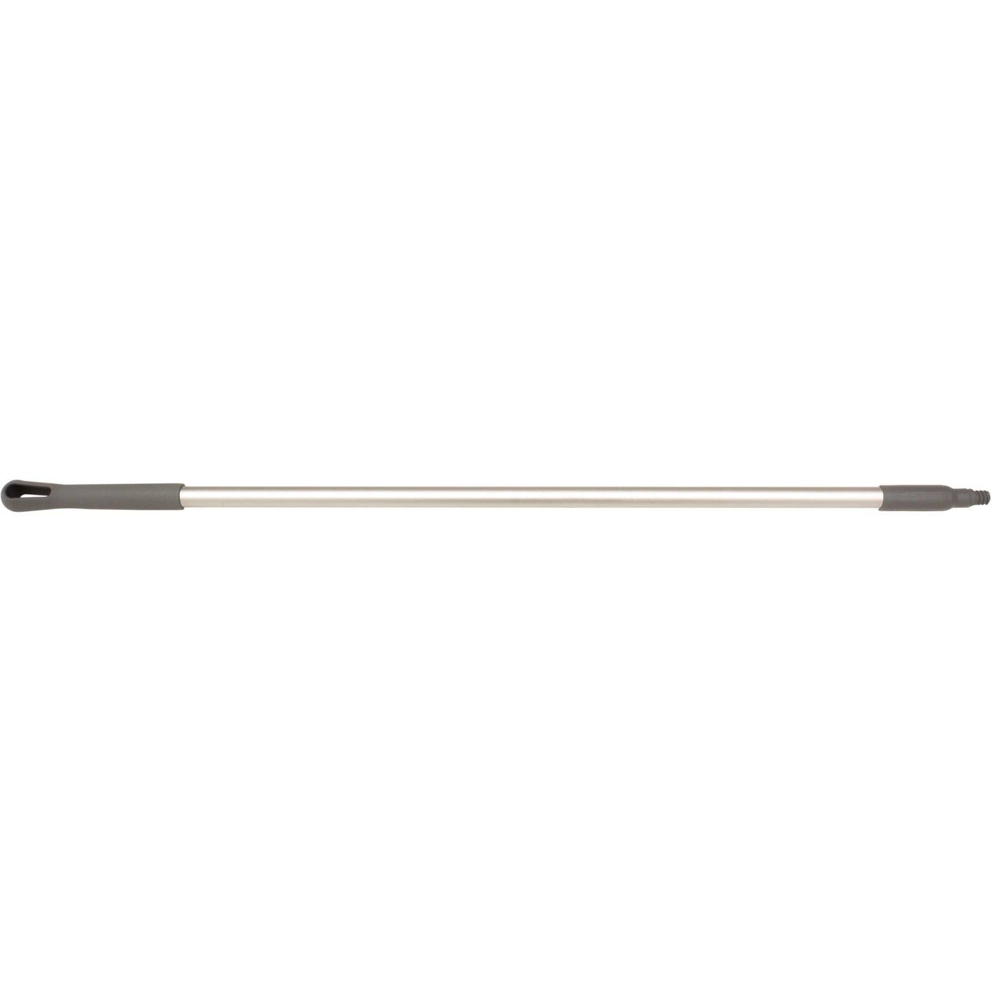 Carlisle 40216EC23 48" Gray Natural Aluminum Handle with Color-Coded Tip and Hang Up Cap