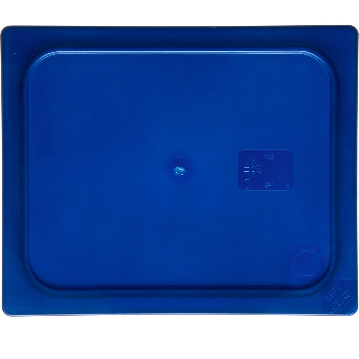 Carlisle 10232B60 1/2 Size Dark Blue Polyethylene Smart Lids Food Pan Lid