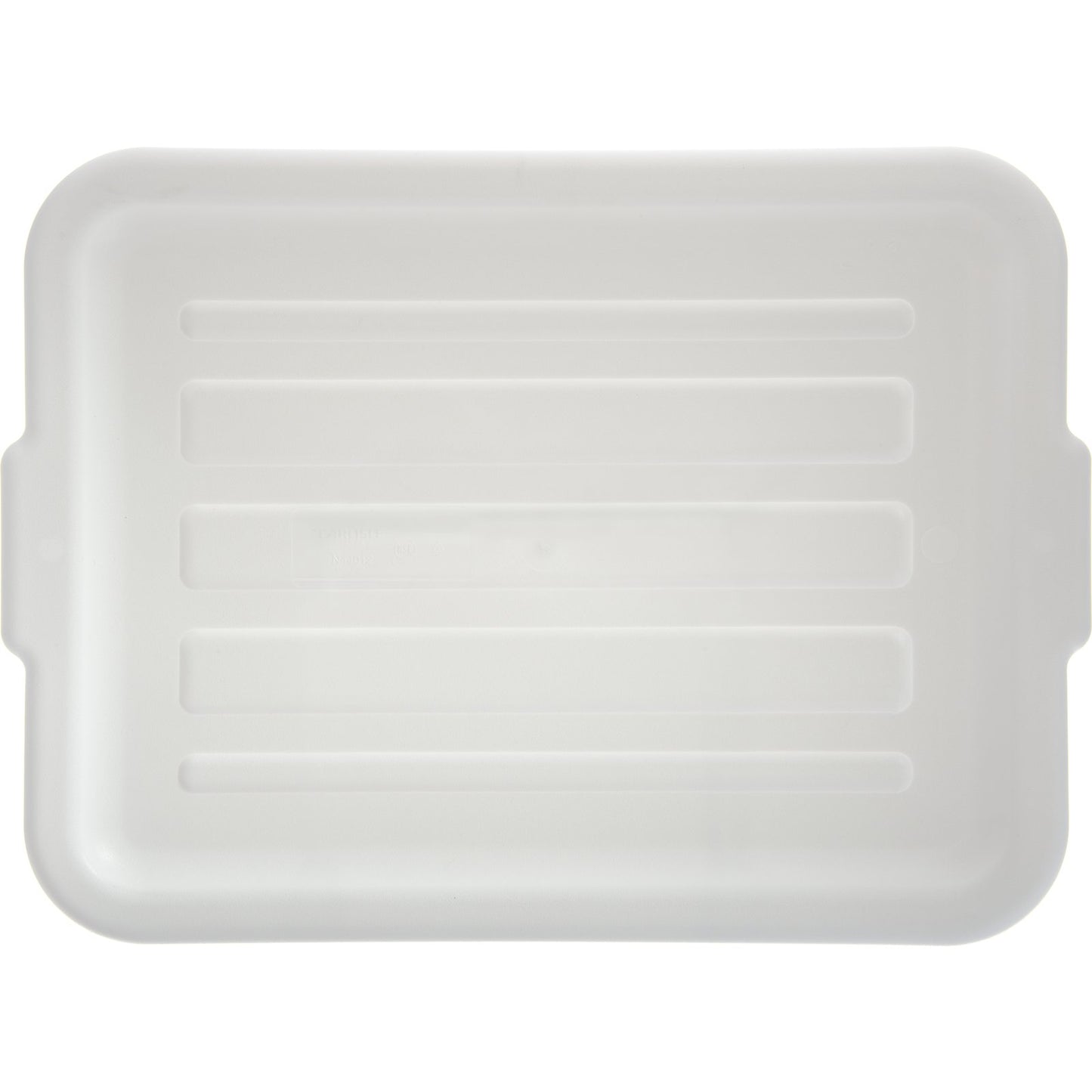 Carlisle N4401202 15" x 20" x 1" White Comfort Curve Tote Box Universal Lid