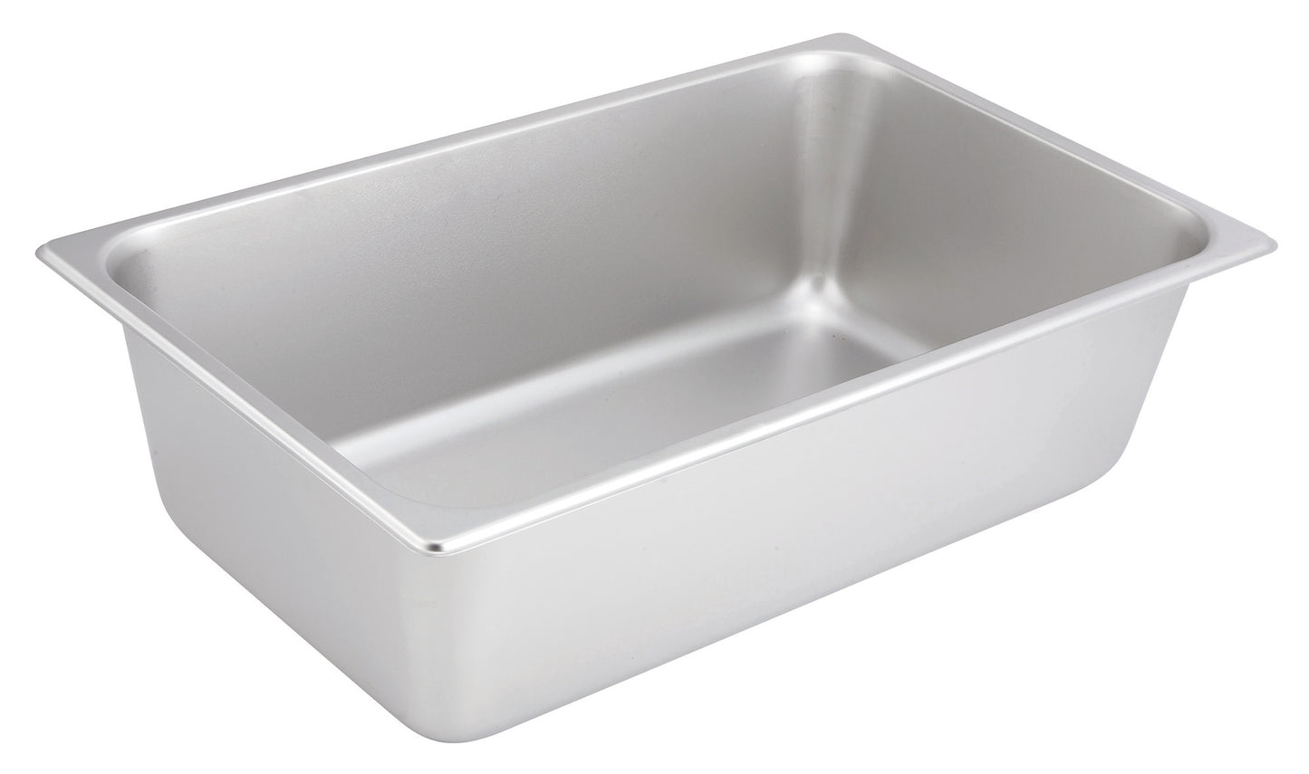 Winco SPF6 Full-size Stainless Steel Straight-sided Steam Pan, 6" Deep