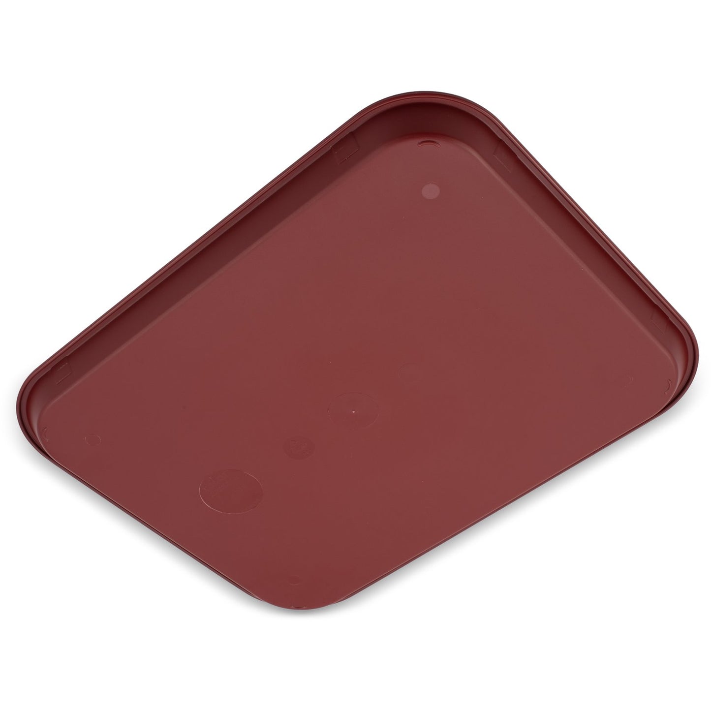 Carlisle CT141861 14" x 18" Burgundy Cafe Fast Food Cafeteria Tray