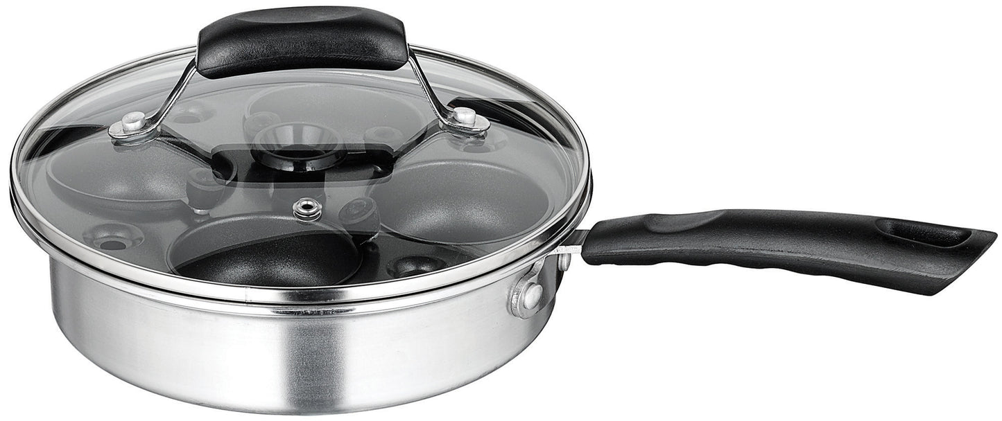Winco CEP-4 4-cup Nonstick Egg Poacher
