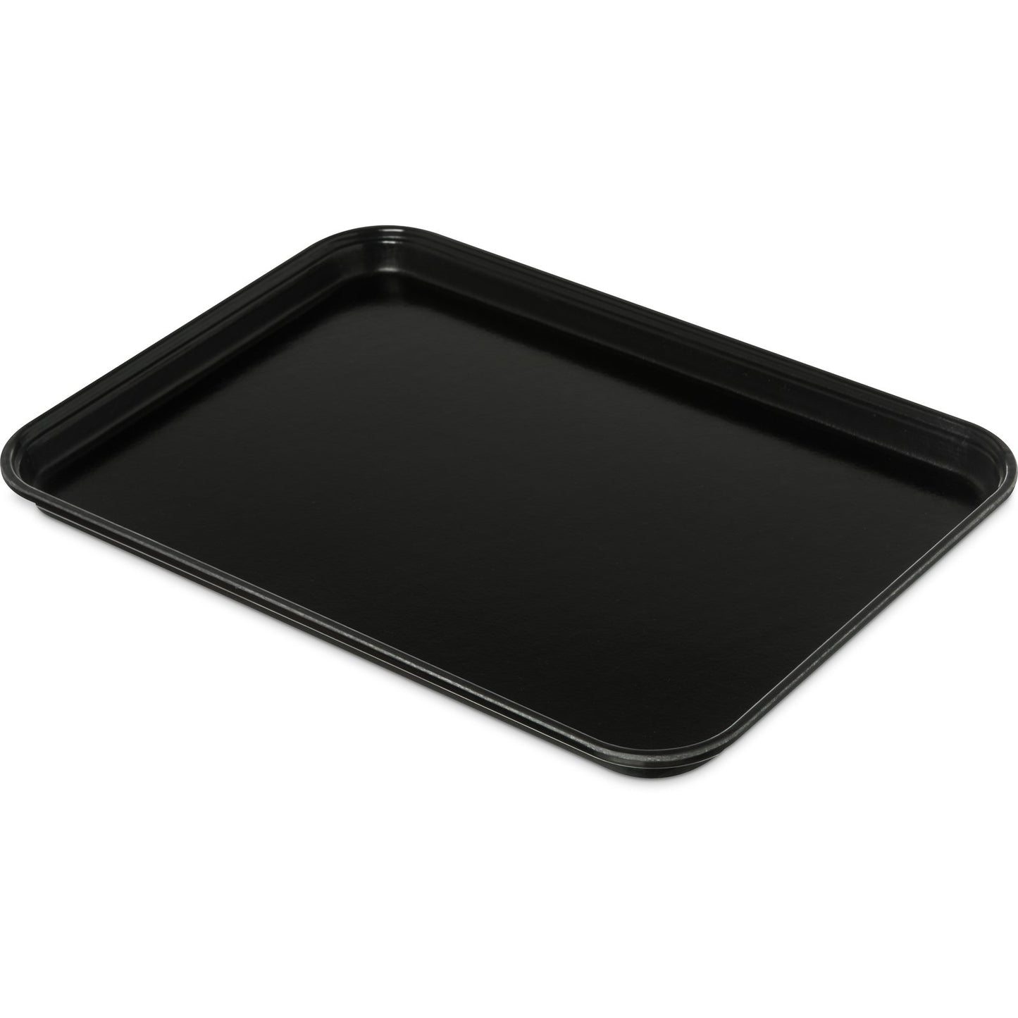 Carlisle 1318FMT309 17 3/4" x 12-3/4" x 1" Ebony Fiberglass Market Tray
