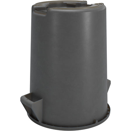 Sparta 84102023 20 Gallon Gray Round Polyethylene Bronco Waste Bin Trash Container