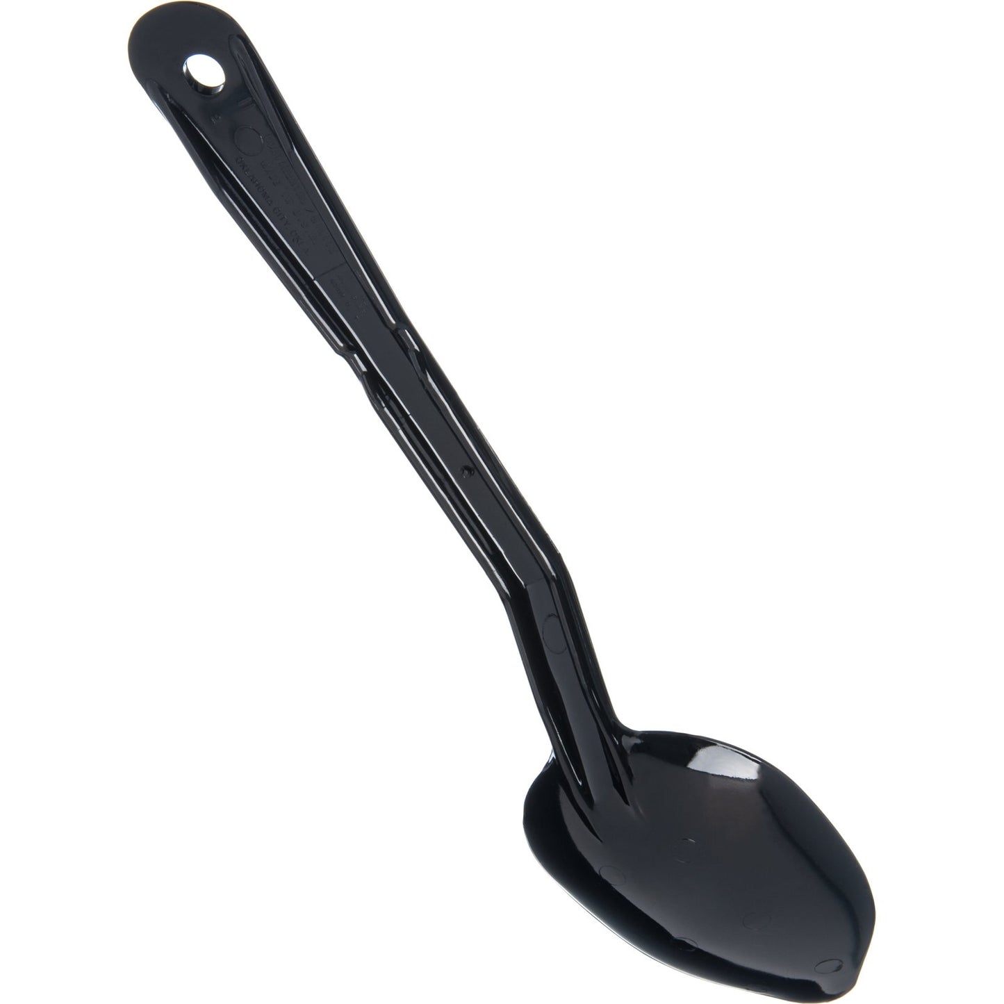 Carlisle 441003 Black Polycarbonate Solid Serving Spoon