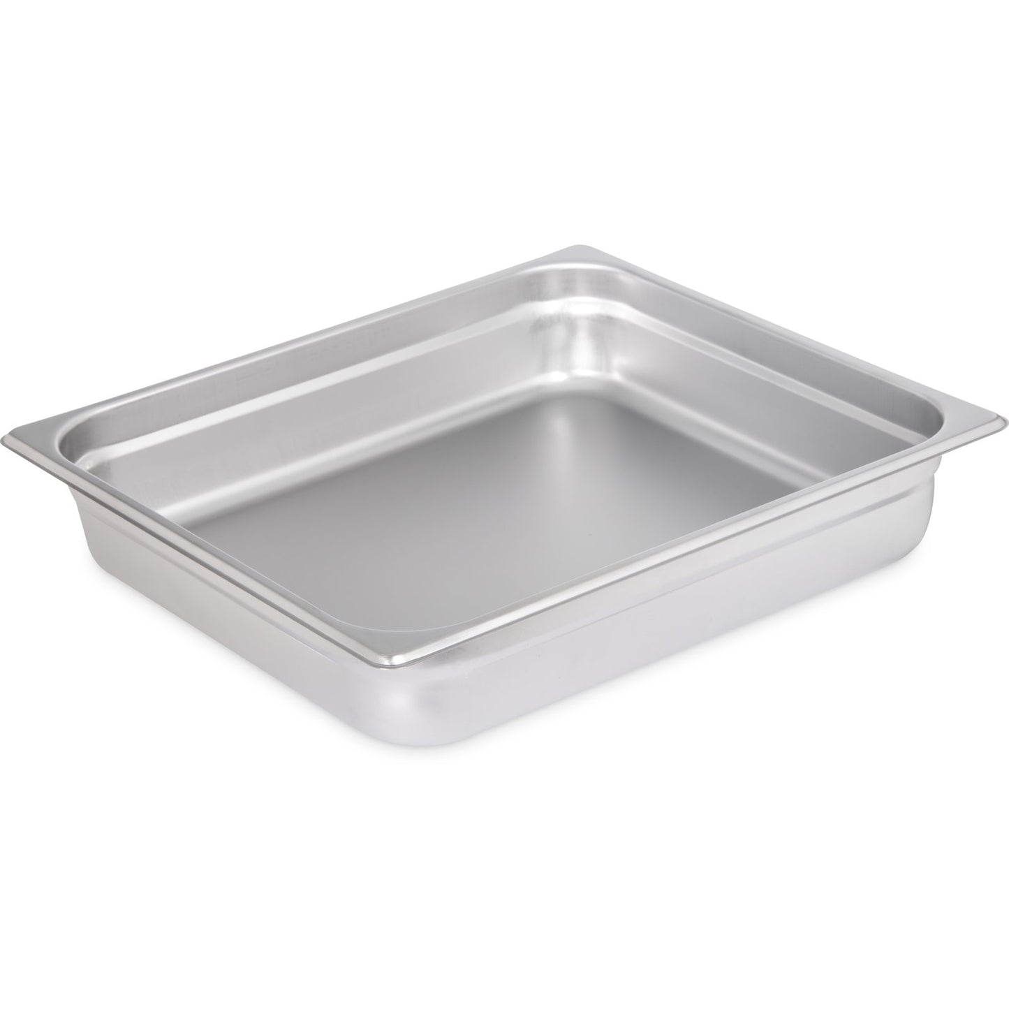 Carlisle 607232 2/3 Size Stainless Steel DuraPan Light Gauge Steam Table Hotel Pan, 2.5" Deep