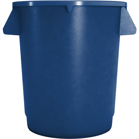 Sparta 84101014 10 Gallon Blue Round Polyethylene Bronco Waste Bin Trash Container