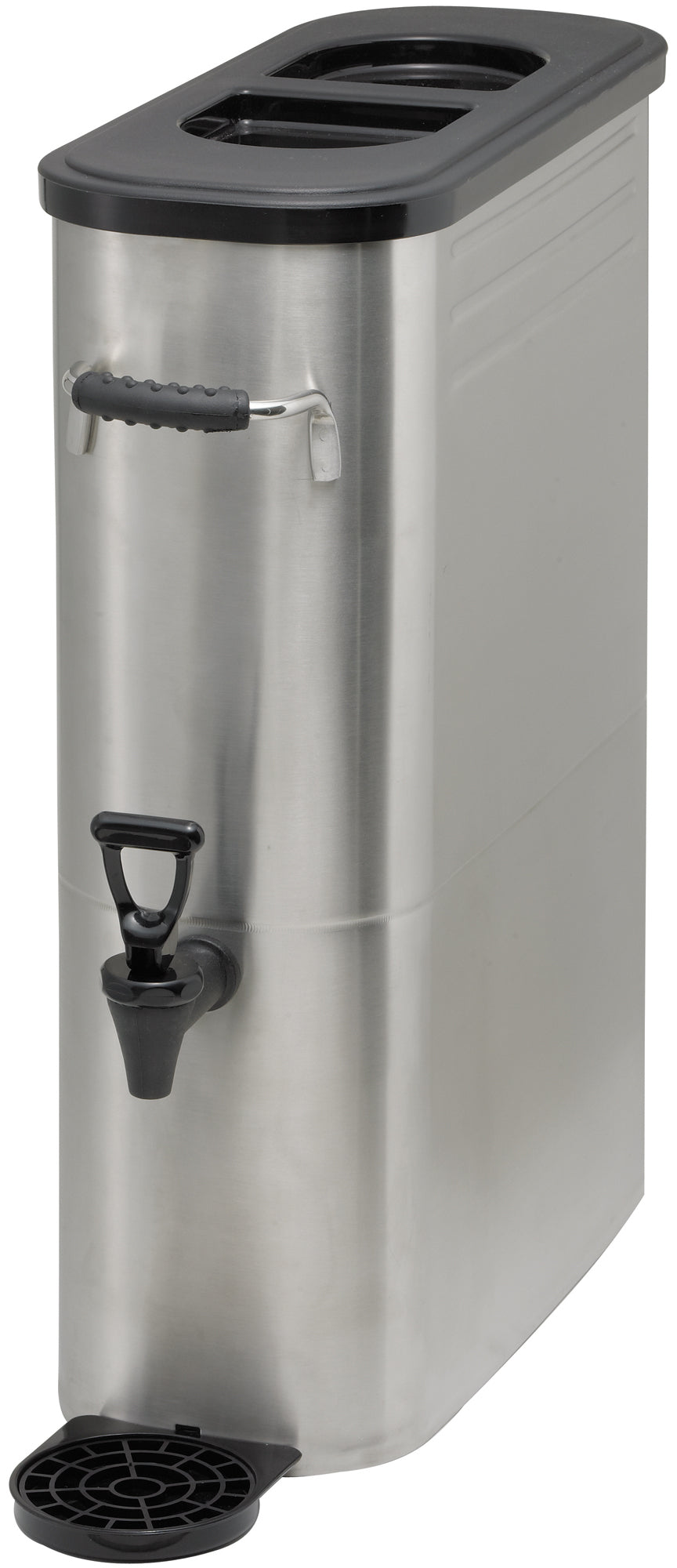 Winco SSBD-5 5 Gallon Stainless Steel Slim Iced Tea Dispenser