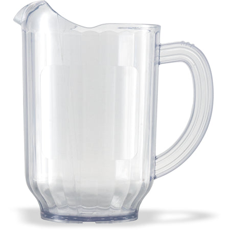 Carlisle 554707 60 oz Clear SAN Versapour Pitcher with Window