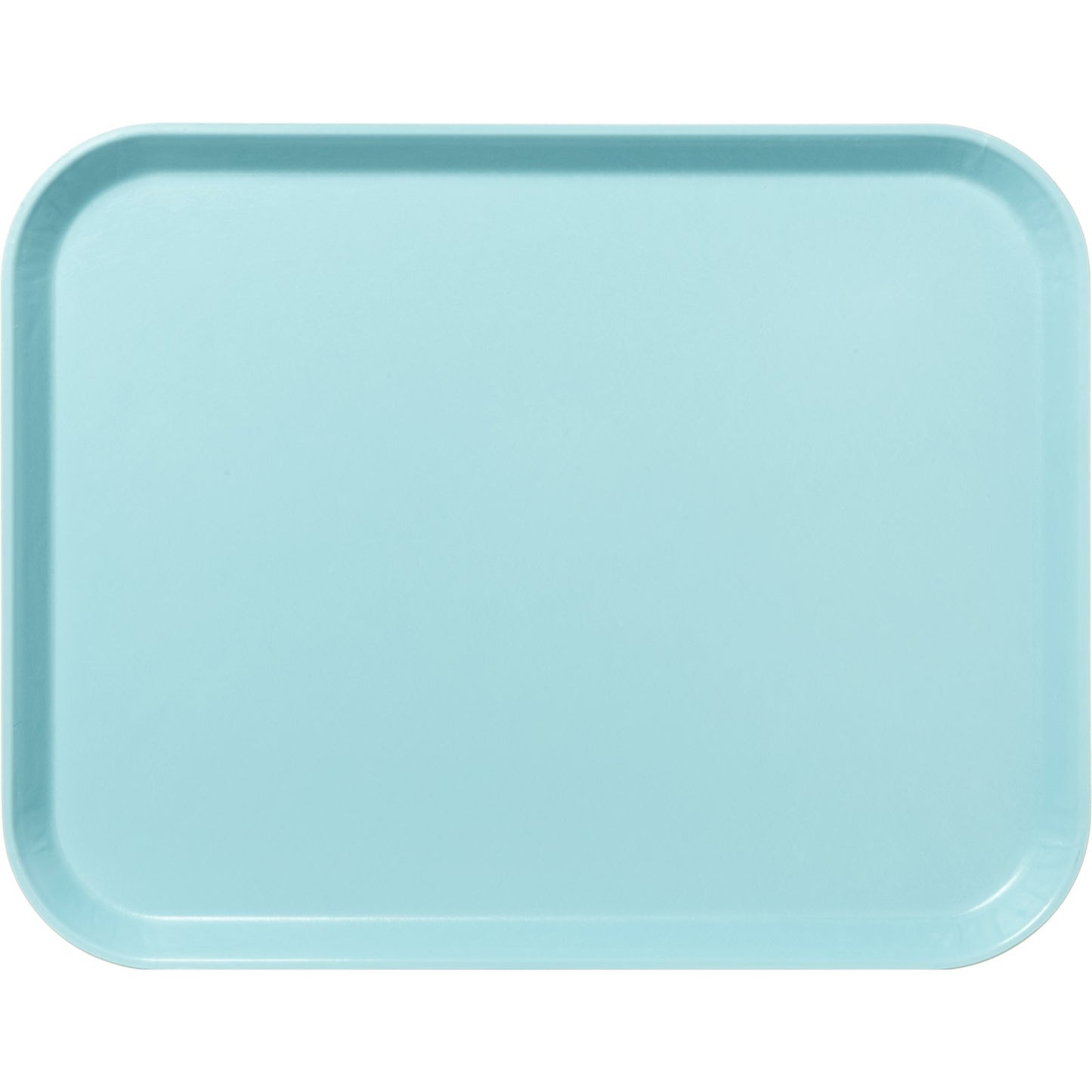 Carlisle 1814FG013 18" x 14" Ice Blue Glasteel Fiberglass Tray