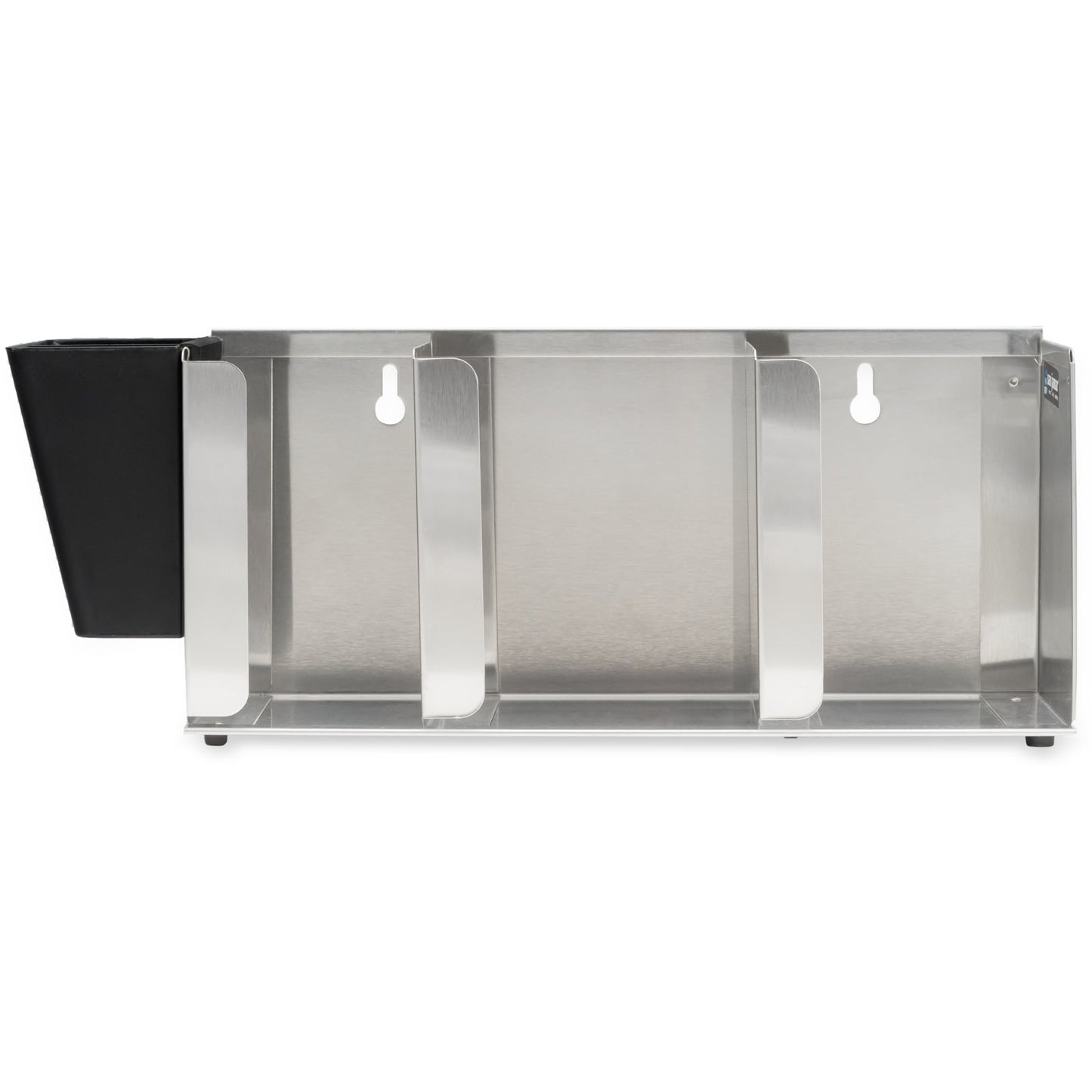 San Jamar L1014 Silver 3 Stack Stainless Steel Adjustable Lid Organizer