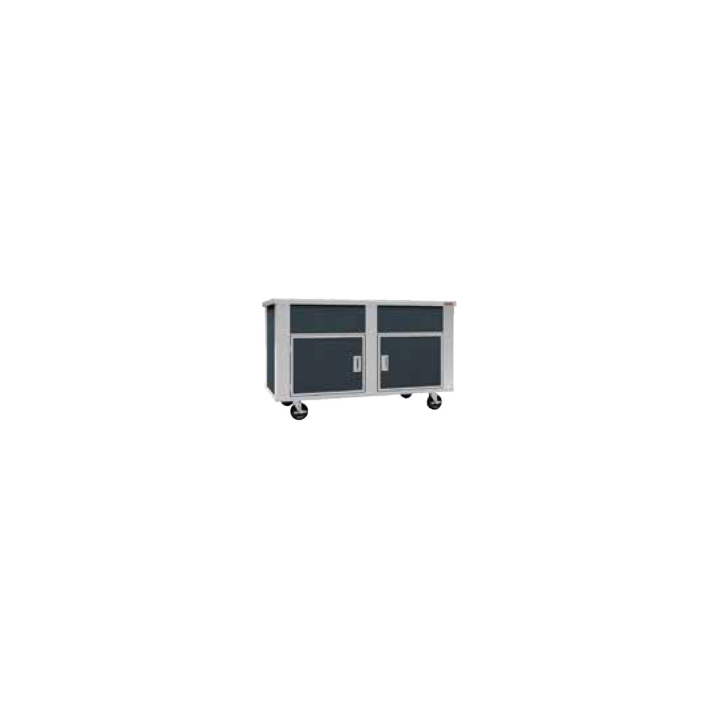 Dinex DXPFRMAD4 4-Well DineXpress Laminated Panels with Doors