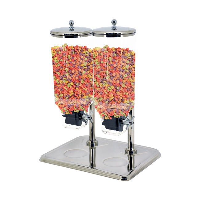 Omcan 80531 7.5 L (x2) Double Stainless Steel Cereal Dispenser