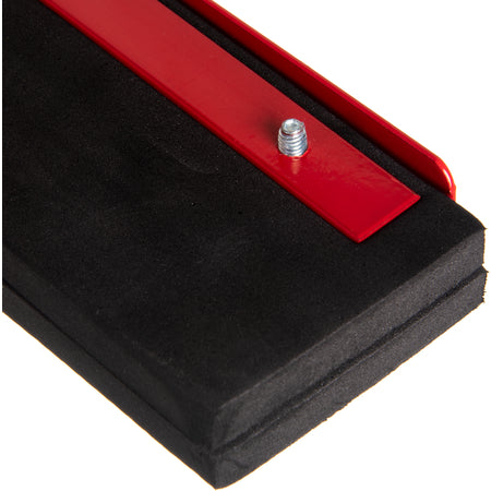 Carlisle 4008100 18" Black Foam Rubber Flo-Pac Double Foam Neoprene Floor Squeegee