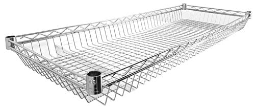 Omcan 47324 18" x 48" Chrome Wire Basket