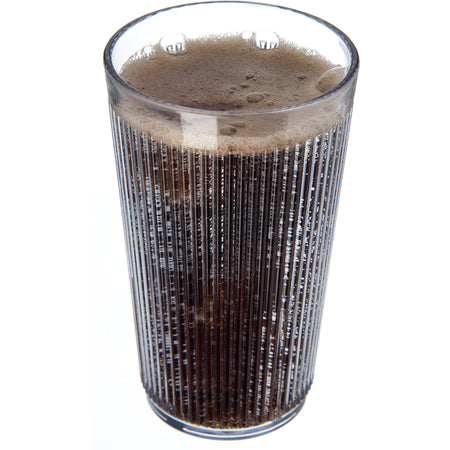 Carlisle 401207 12.3 oz Clear SAN Crystalon Stack-All Tumbler