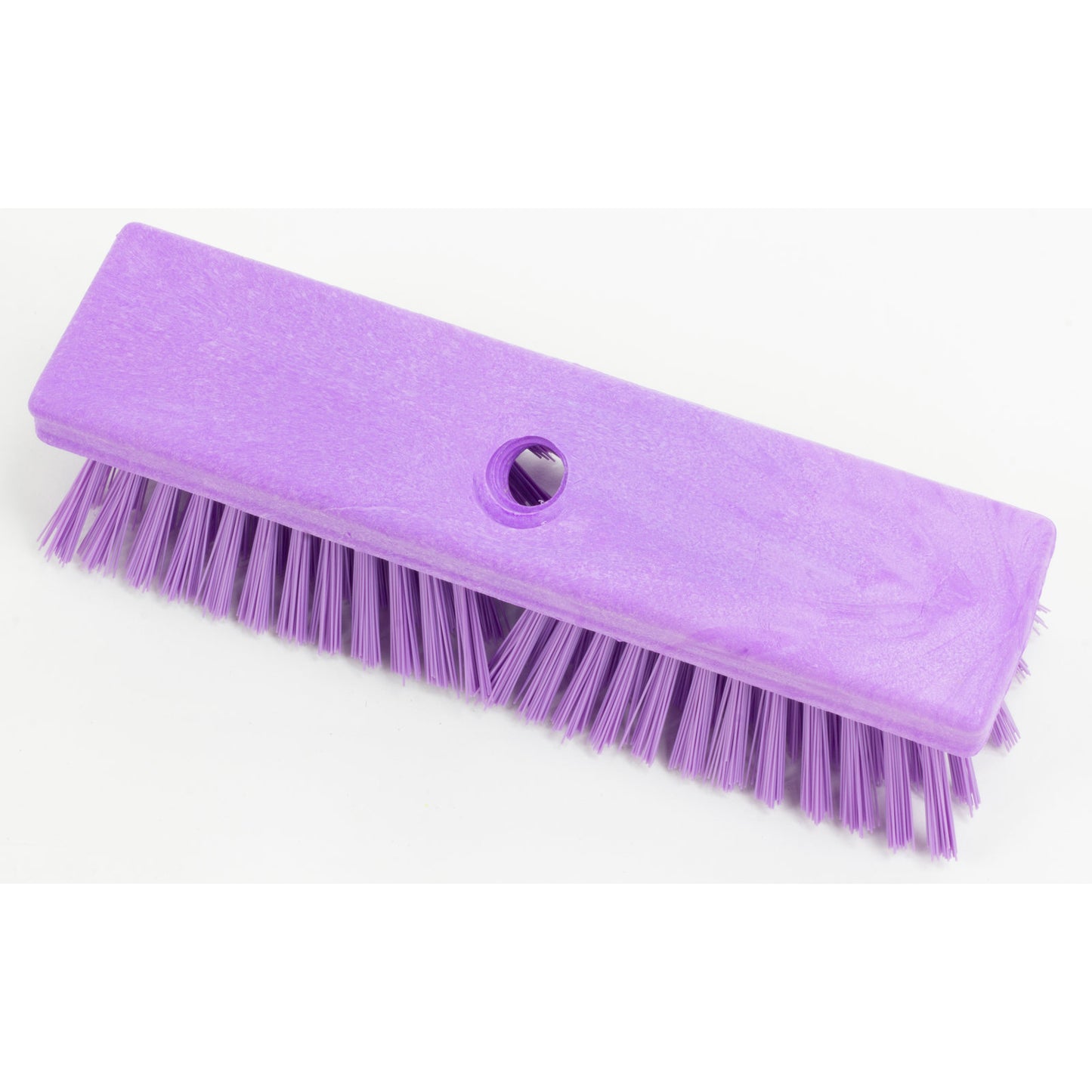 Carlisle 41722EC68 10" Purple Sparta Color Coded Deck Scrub Brush