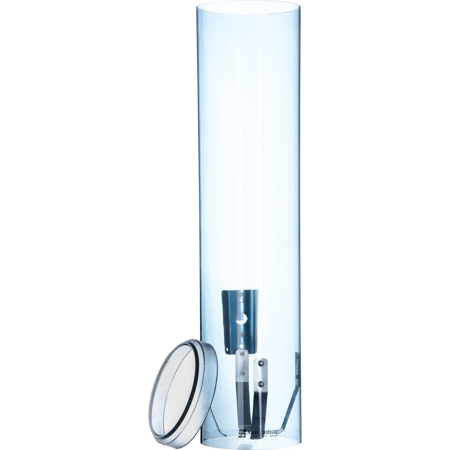 San Jamar C3260TBL 16" Large Blue Pull-Type Water Cup