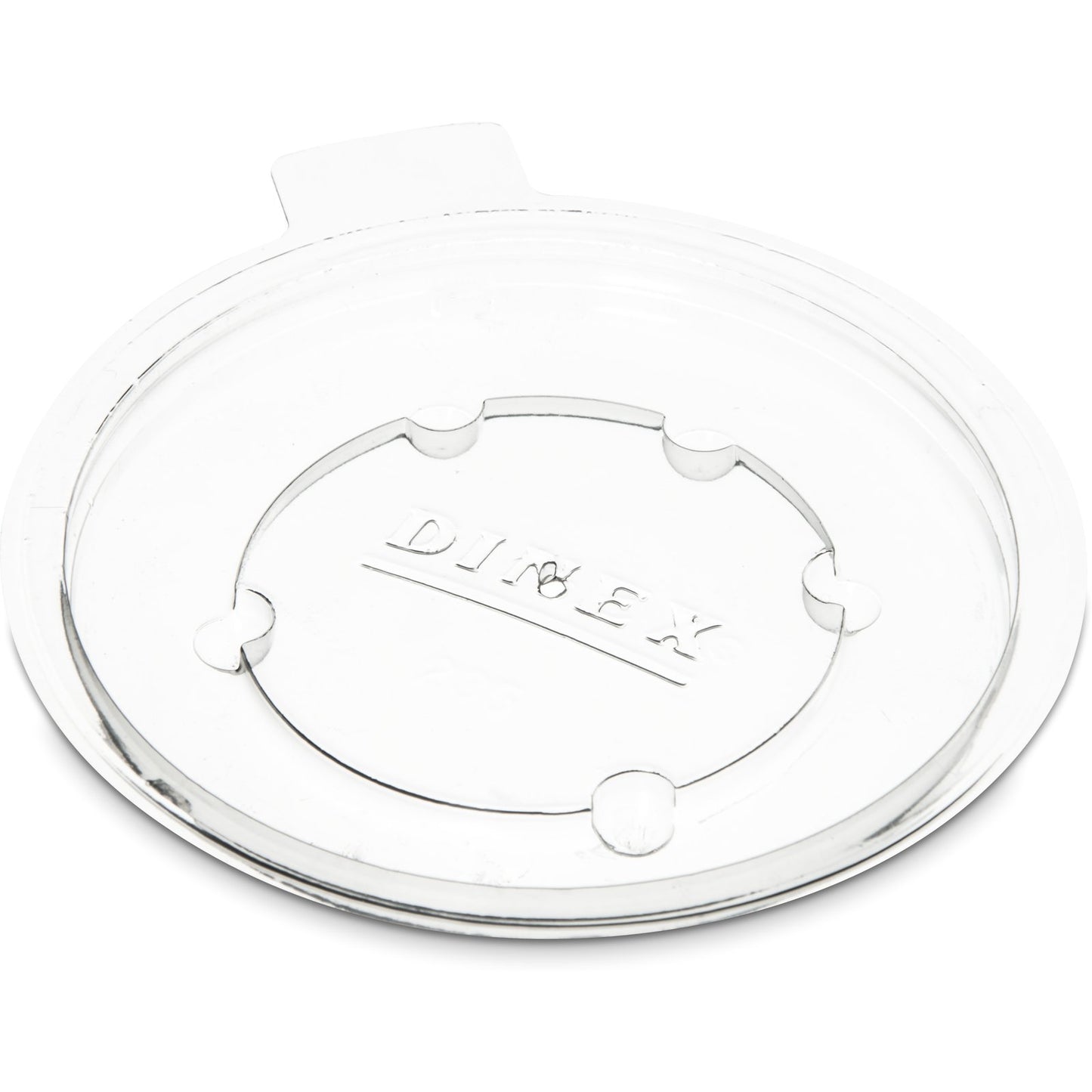 Dinex DX11948714 Translucent Lid Fits for Tumblers DX4GC6 & DX4GC8 (2000/cs)